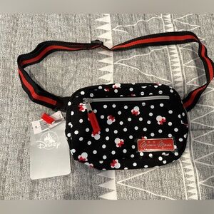 Disney Minnie Mouse Black and White Polka Dot Bag